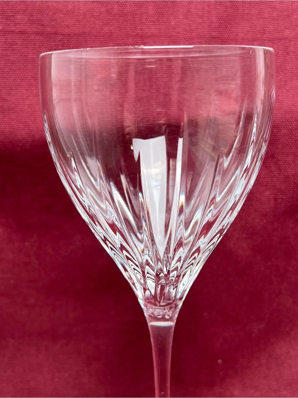 Reed and Barton, Miller Rogaska Crystal-Cut Wine Glass. Beautiful piece!!!